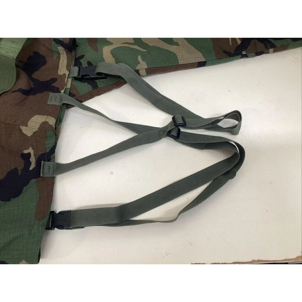 military over garment chemical protective M camouflage pants/suspenders